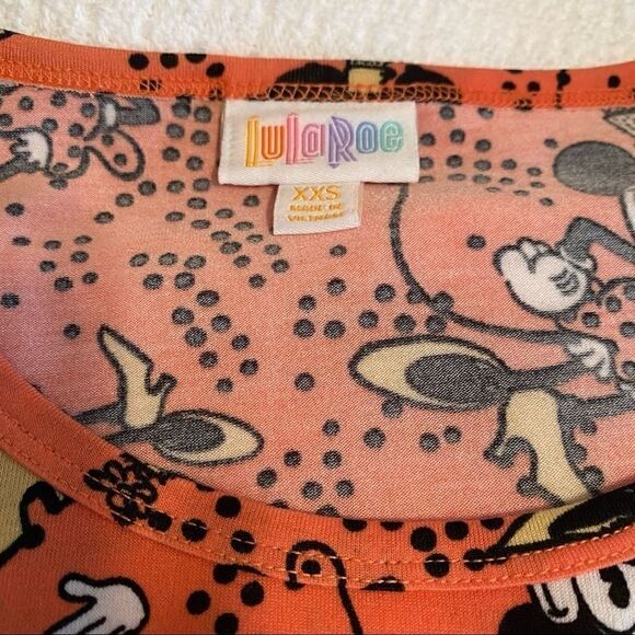 Disney Luluroe Irma Minnie Mouse Blouse Top Oversized XXS NWT - Picture 5 of 8